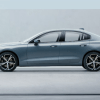 A side profile promotional shot of a 2024 Volvo S60 sports sedan/compact executive car model