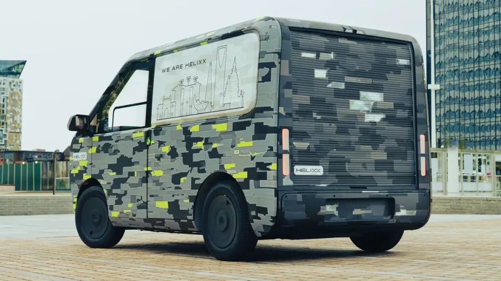 2024 Helixx 3D-printed delivery van with graphics