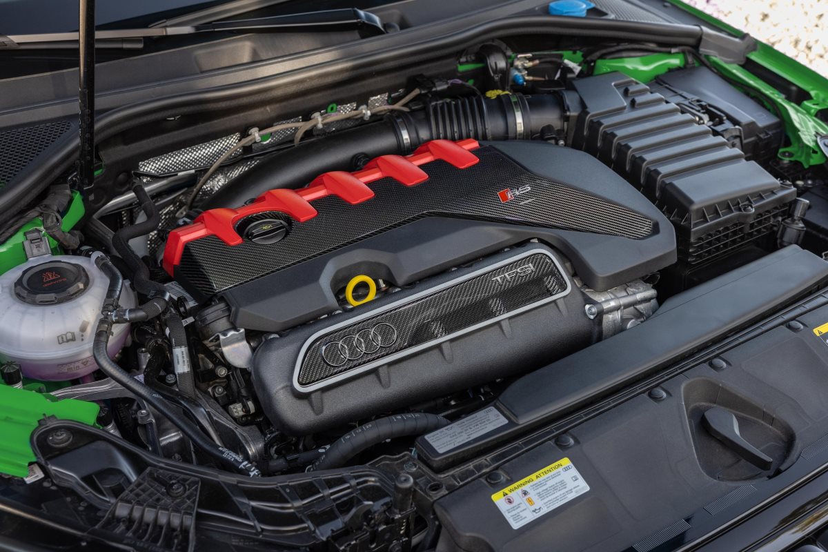 Audi RS 3 five-cylinder engine