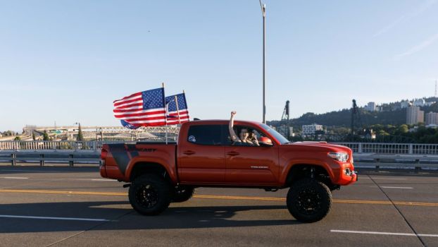 Is It Illegal to Fly Flags on the Back of Pickup Trucks?