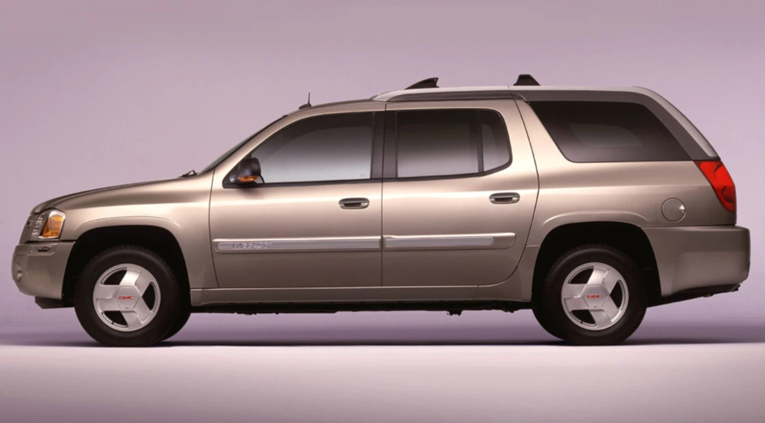 The GMC Envoy XUV seen here was part SUV, part truck
