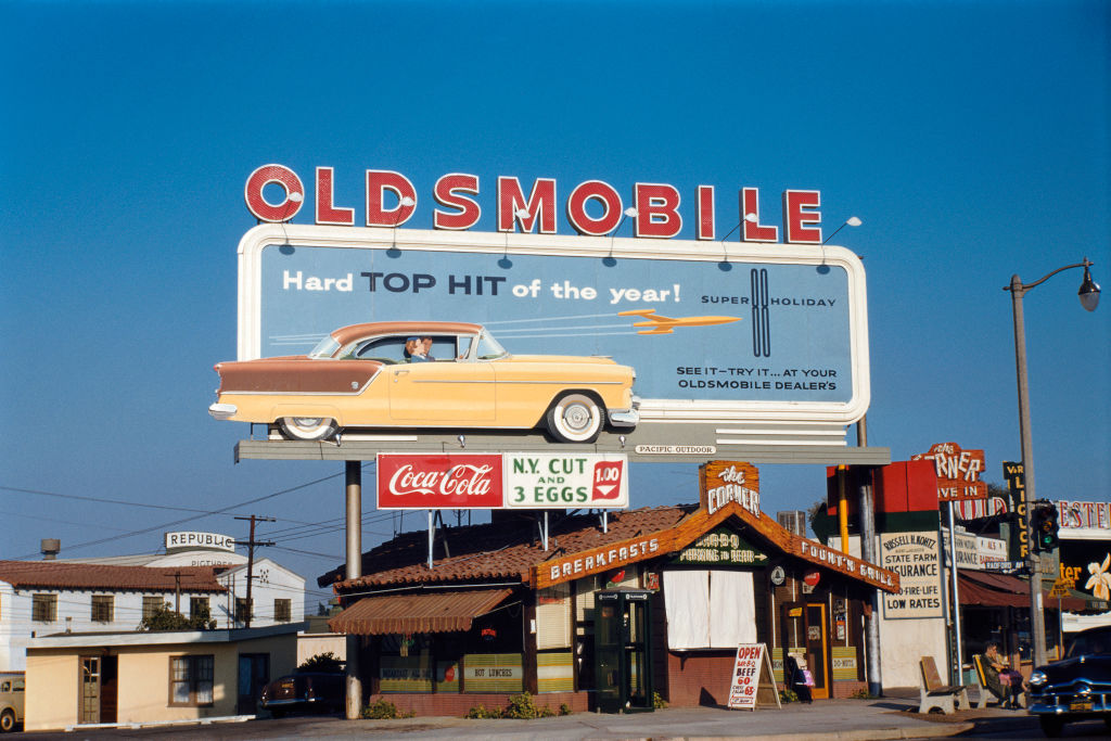 1954 Oldsmobile 88 billboard