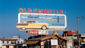 1954 Oldsmobile 88 billboard