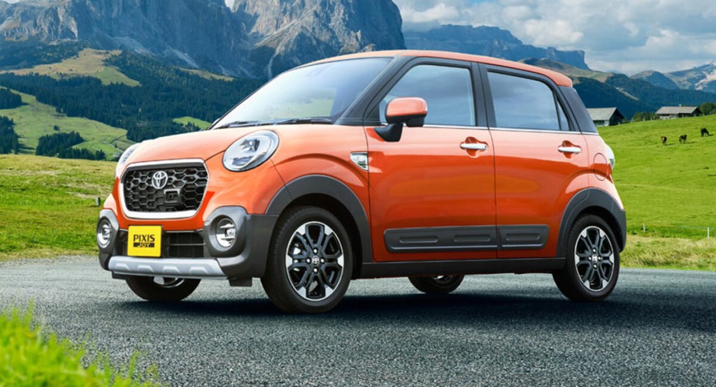 2023 Toyota Pixus Kei car in country setting