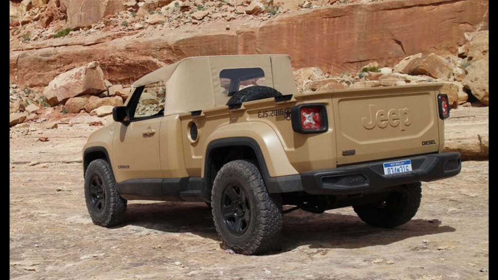 2016 Jeep Comanche concept pickup