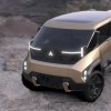 Mitsubishi D:X Delica van concept on off-road trail
