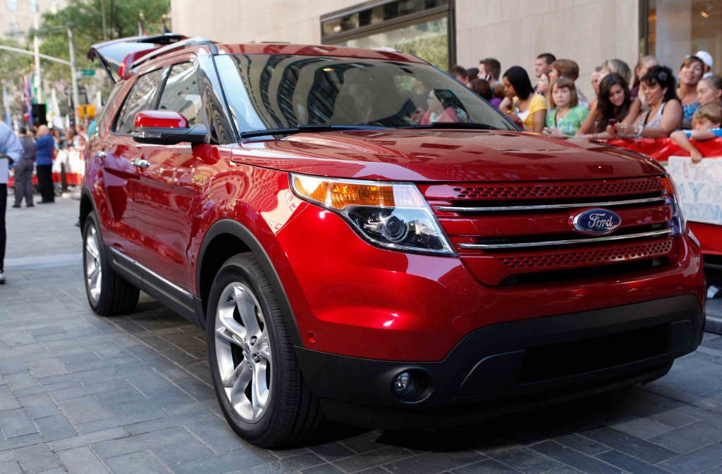 Candy red 2011 Ford Explorer