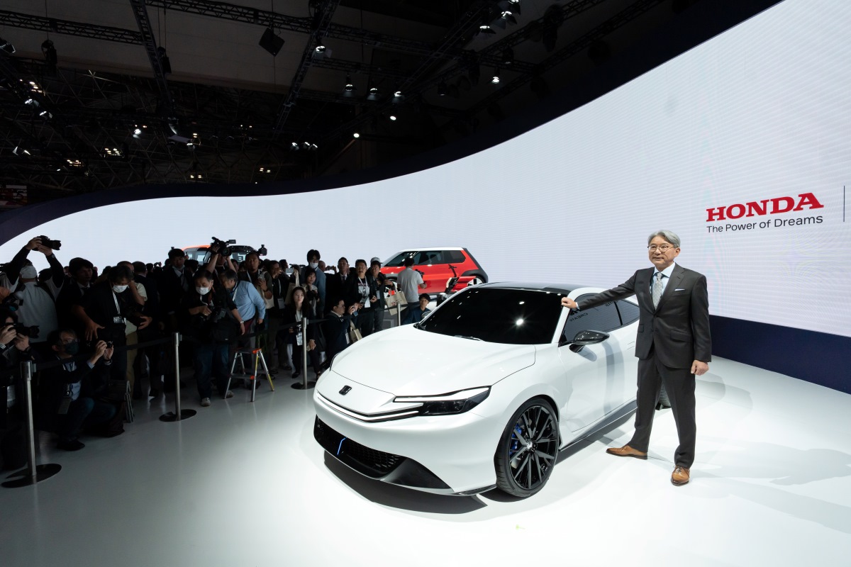 The Honda Prelude Concept at the 2023 Japan Mobility Show