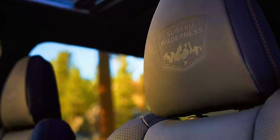 The interior of a Subaru Forester Wilderness. 