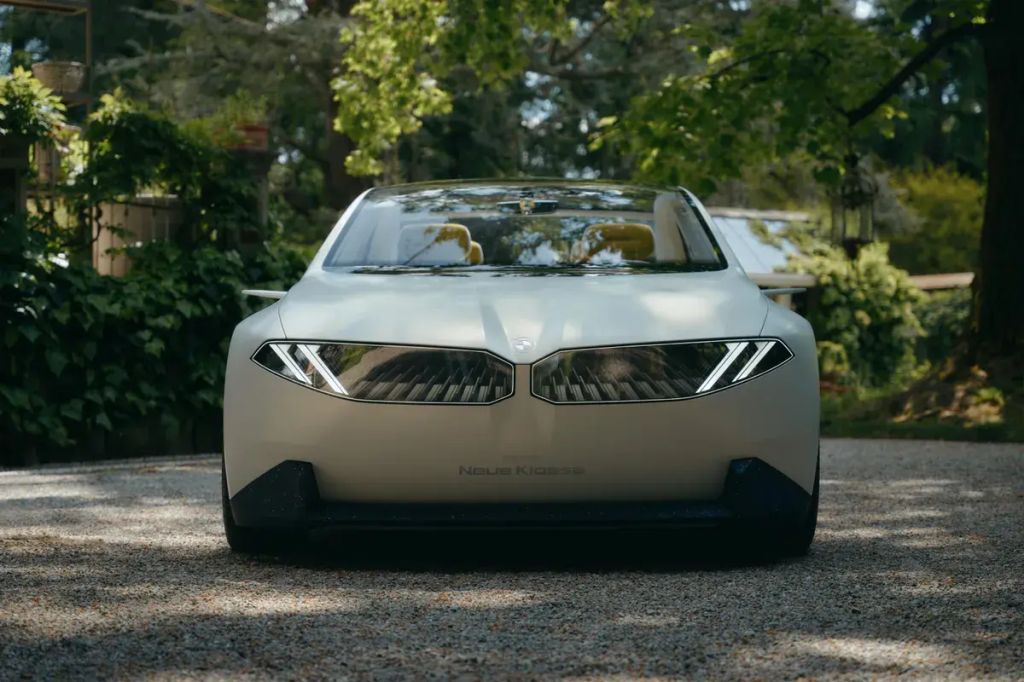 BMW Neue Klasse Vision concept with trees in background
