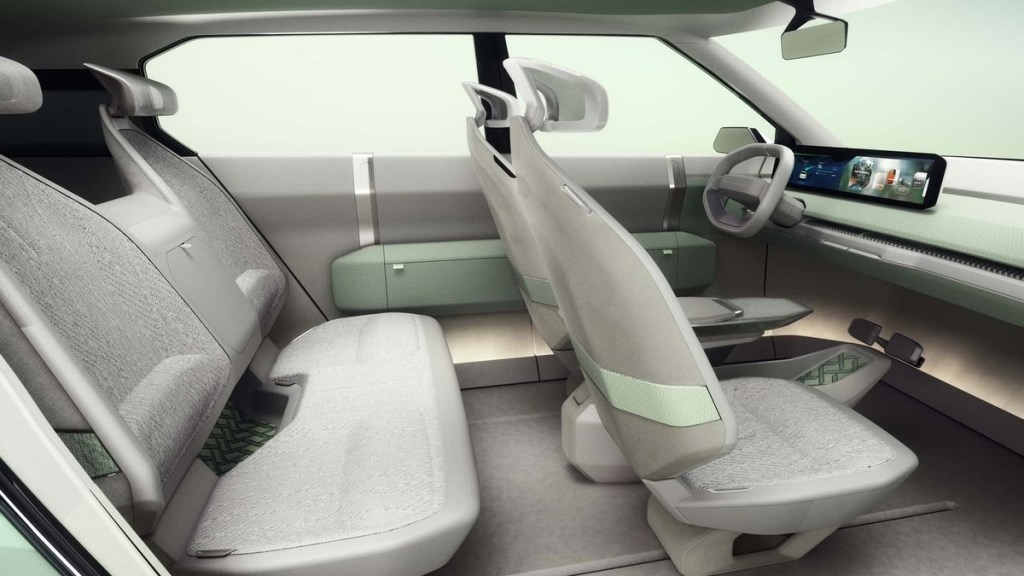 Kia EV3 concept seating in cabin