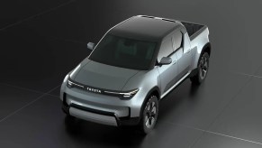 Toyota EPU concept EV minitruck studio shot