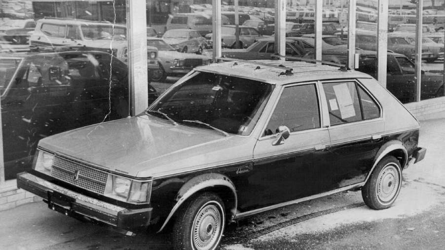 A 1980 Plymouth Horizon with a $6,700 sticker price