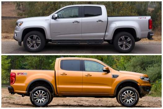 Chevy Colorado vs. Ford Ranger: $25,000 Used Midsize Trucks Face Off