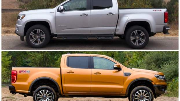 Chevy Colorado vs. Ford Ranger: $25,000 Used Midsize Trucks Face Off