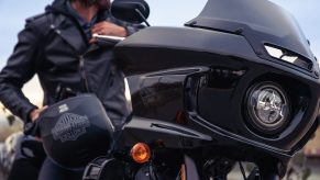 The 2023 Harley-Davidson Low Rider ST's frame-mounted fairing makes it one of the best cruiser motorcycles on the market.