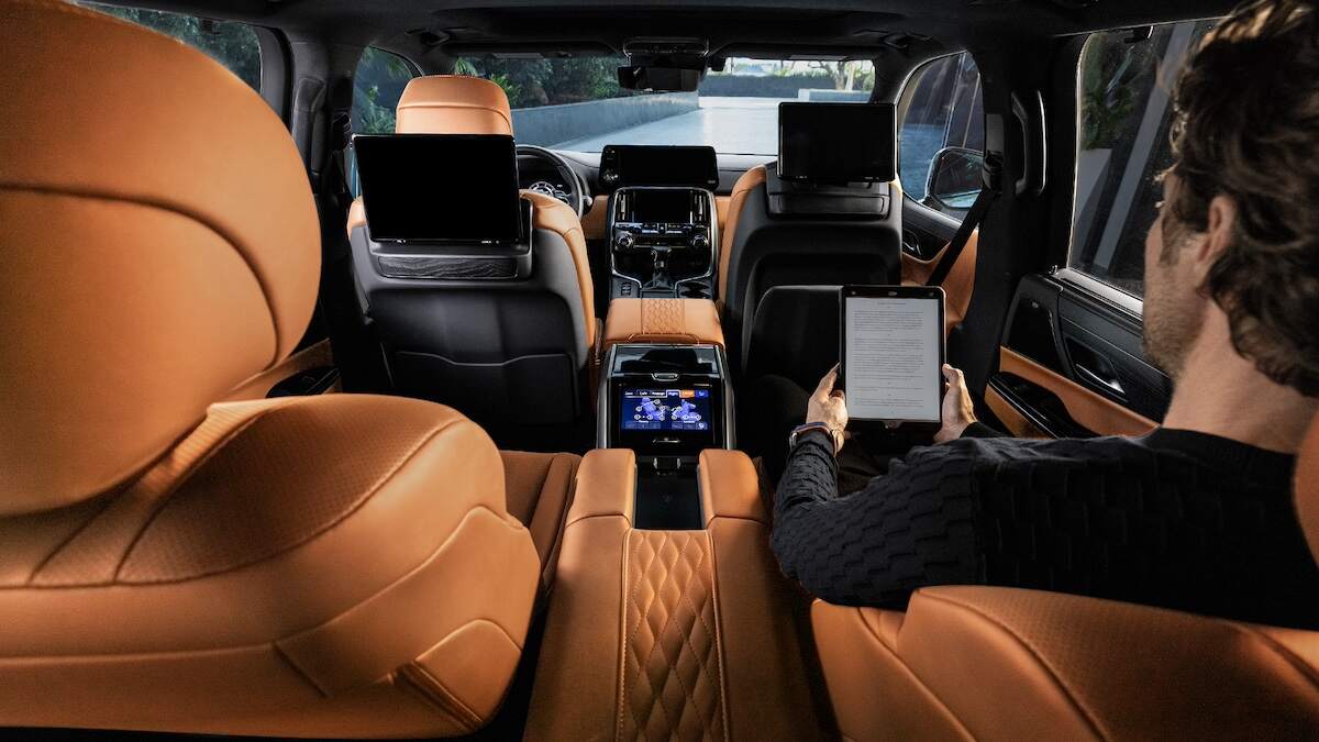 Fully loaded 2024 Lexus LX Ultra Luxury interior