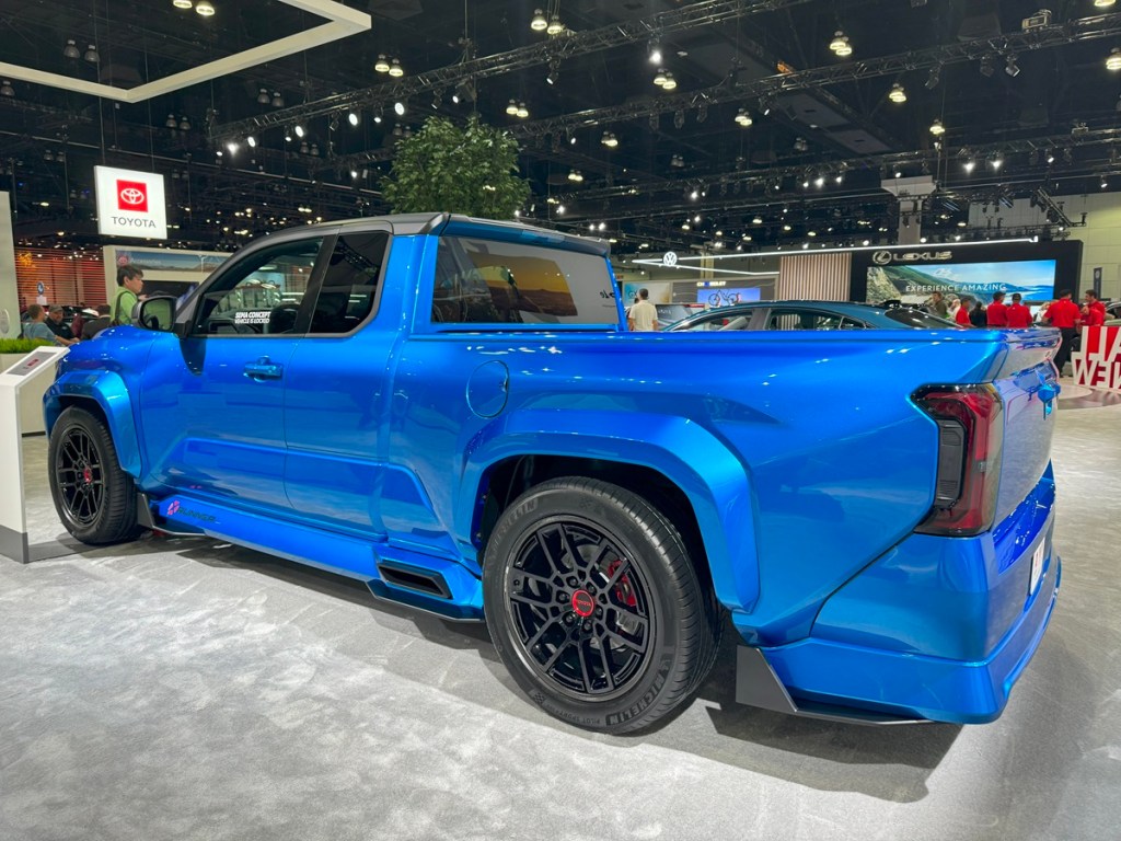 The backside of the 2024 Toyota Tacoma X-Runner Concept 2