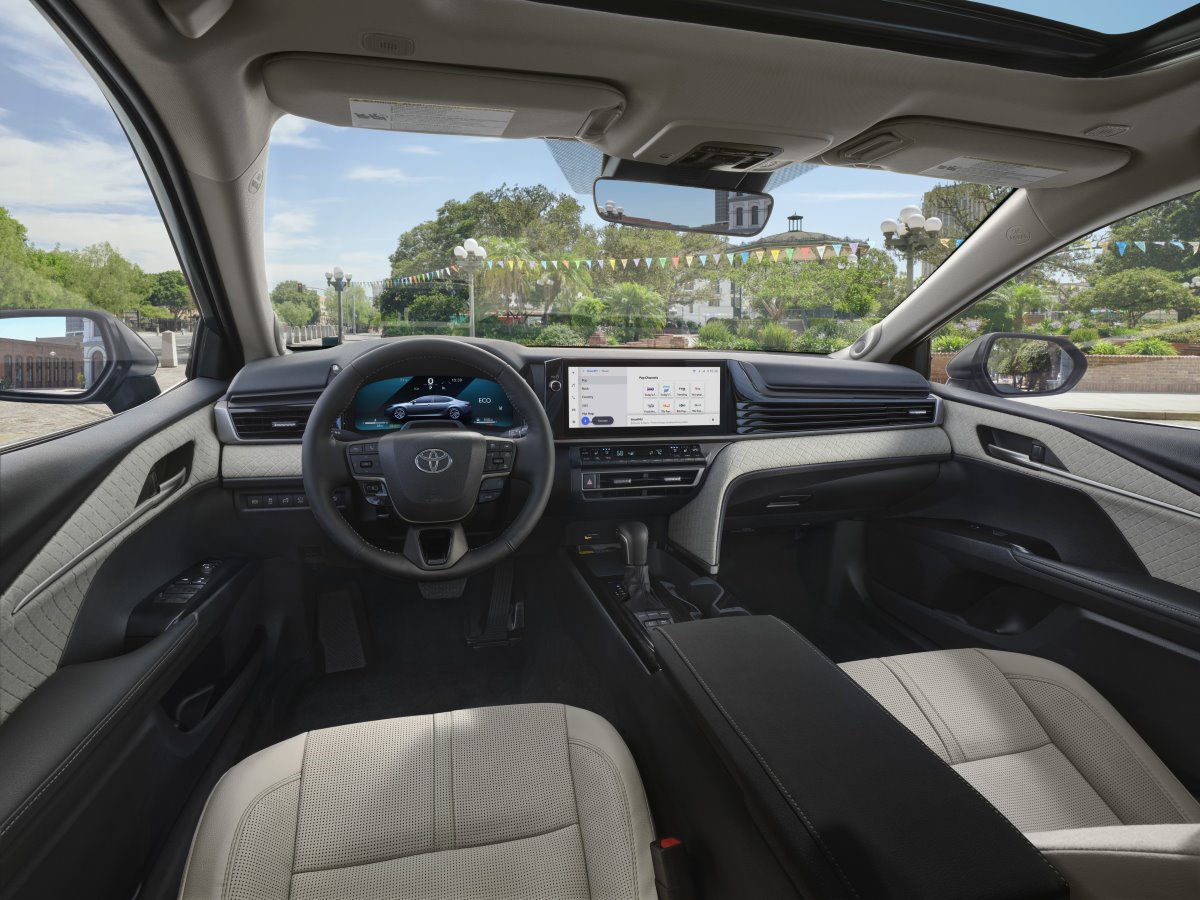 Interior of the 2025 Toyota Camry
