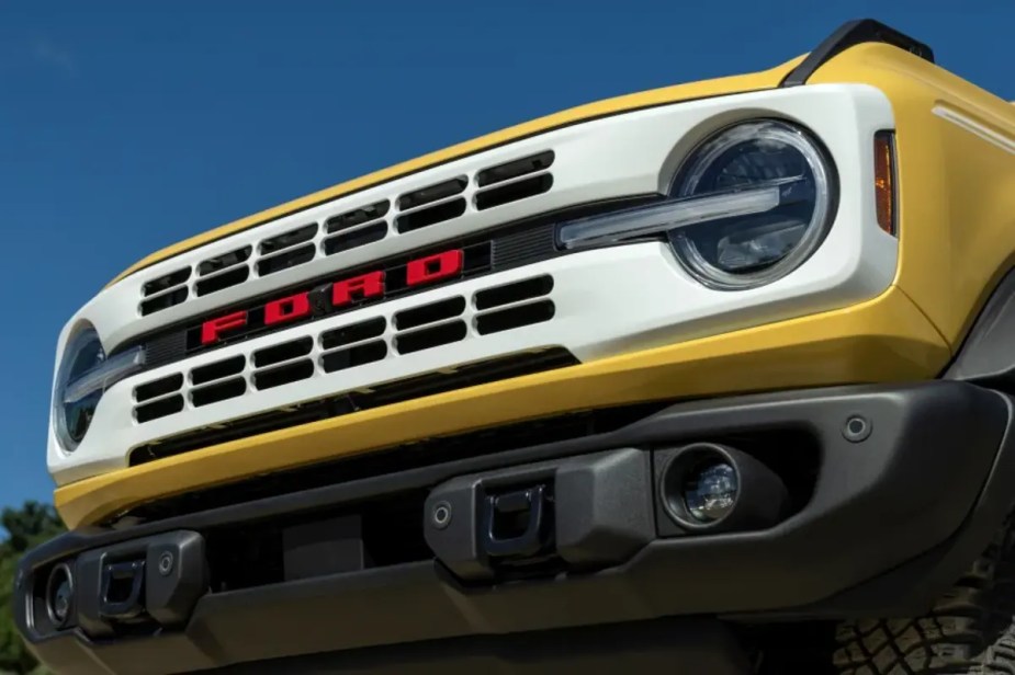 2023 Ford Bronco Heritage grille closeup