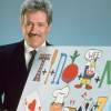 Alex Trebek poses for a 'Classic Concentration' promo shot in 1988; the game show gave away many cars as prizes