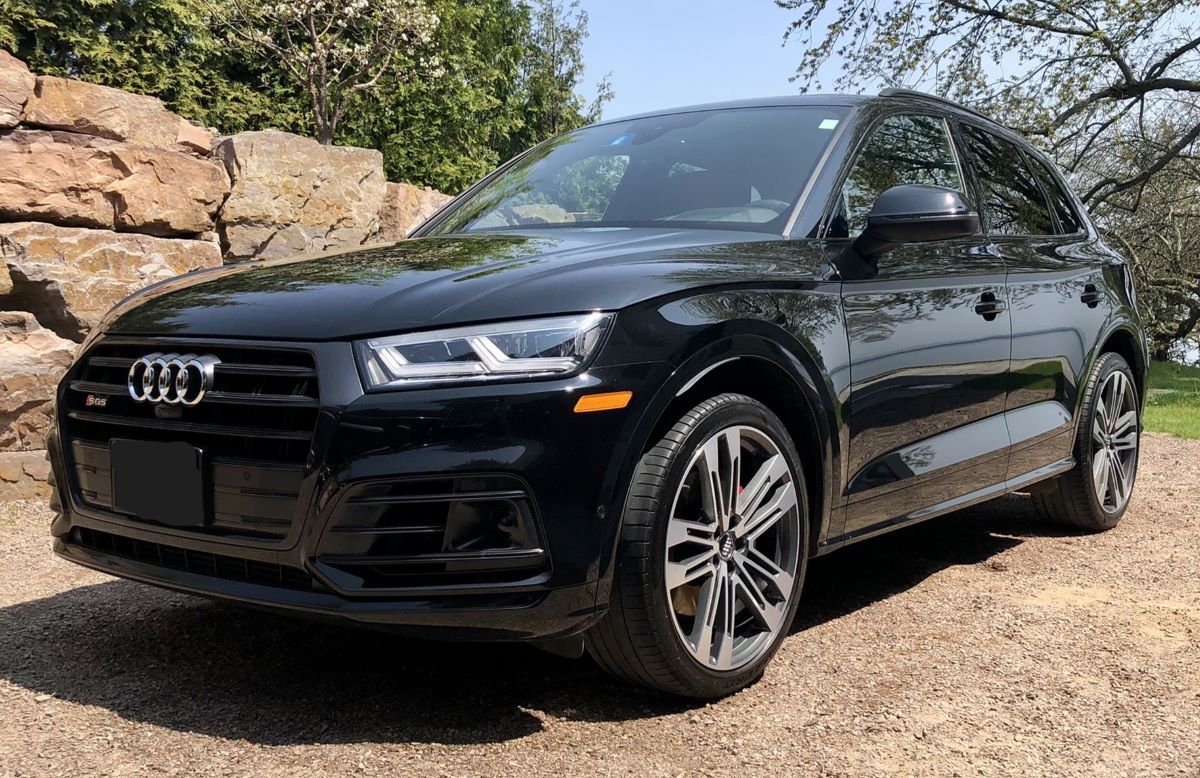 Freshly detailed Audi SQ5 SUV