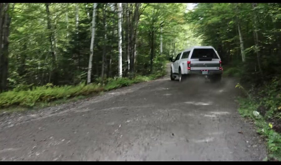 Team O'Neil rallying a Ford F-450 Super Duty