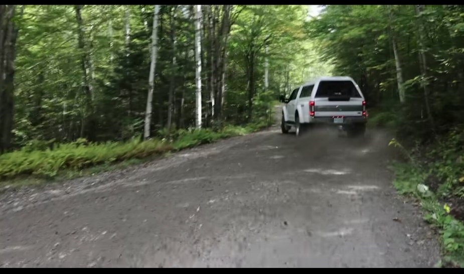 Team O'Neil rallying a Ford F-450 Super Duty