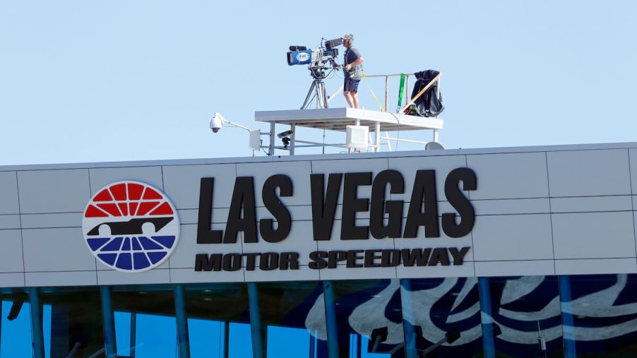 Fox Sports TV Camera at NASCAR Race