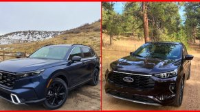 2023 Ford Escape and Honda CR-V side by side