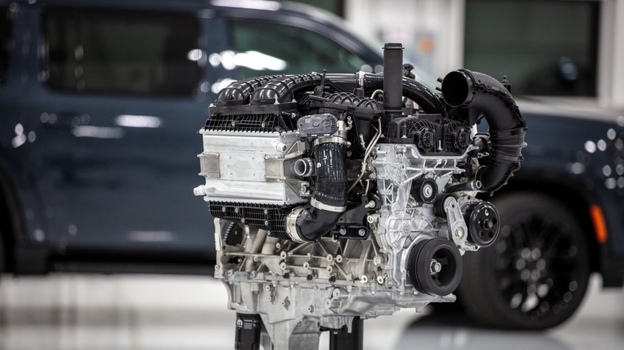 The new twin-turbocharged 3.0-liter straight-six (I6) V8-replacement engine for Ram pickup trucks.