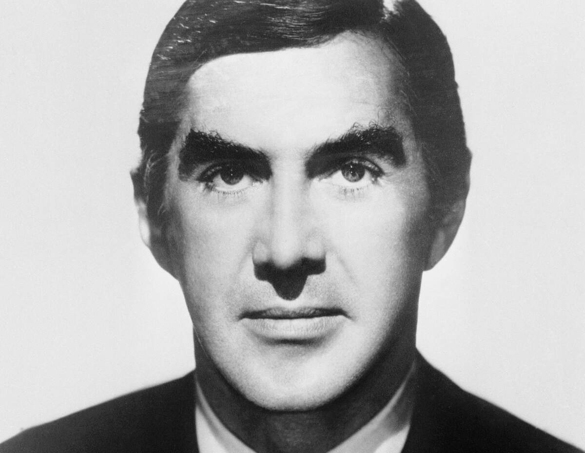 John DeLorean in 1973; he allegedly had plastic surgery to enhance his jaw in the late 1960s