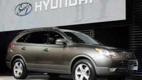 The new 2007 Veracruz Hyundai is pictured 08 January 2007 during the press days at the North American International Auto Show. It's now one of the most reliable SUV.