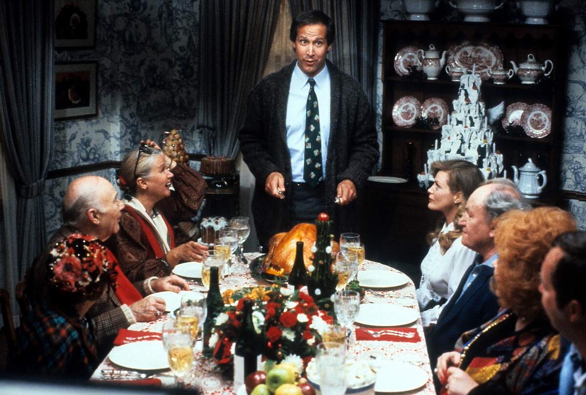 The turkey dinner scene from the 1989 movie 'Christmas Vacation'