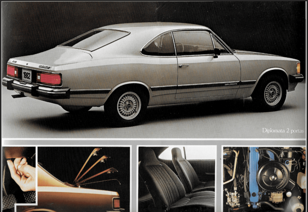1982 Chevrolet Opala Diplomata coupe brochure