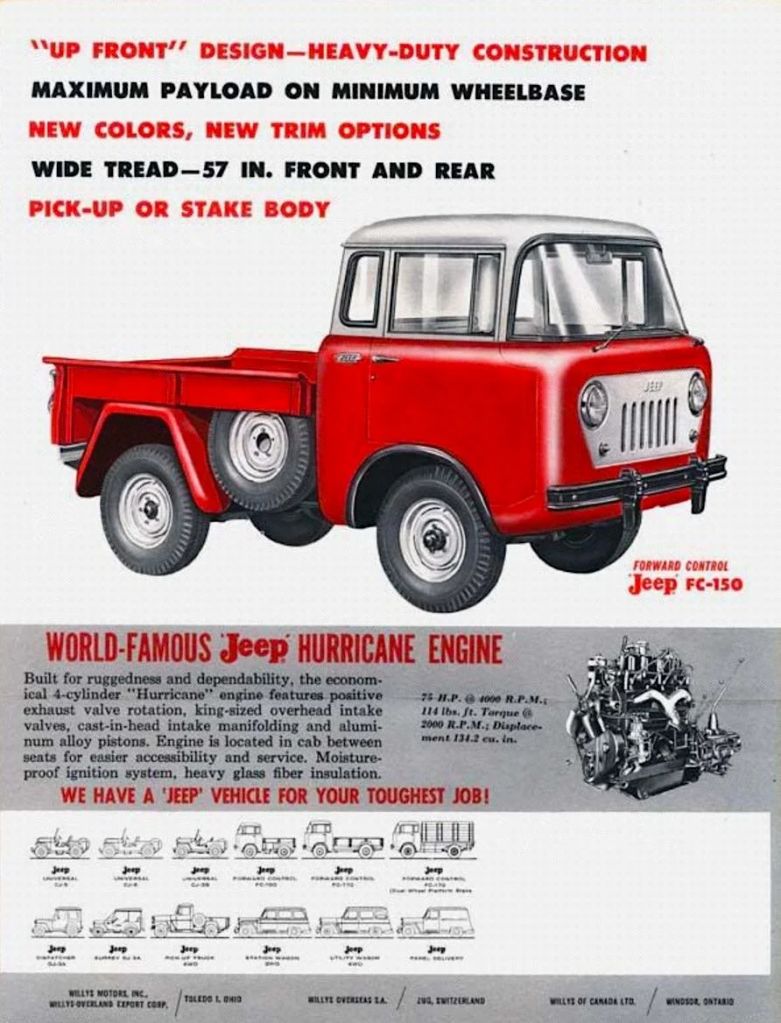 Willys Jeep FC-150 brochure