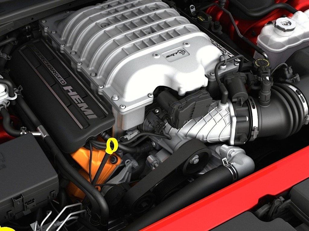 Production 2023 Dodge Hellcat engine 