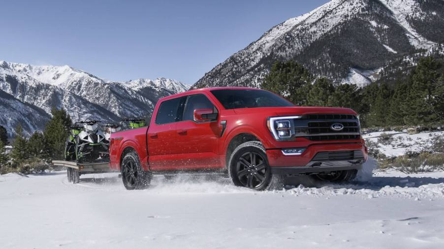 Popular trucks in America include this 2023 Ford F-150
