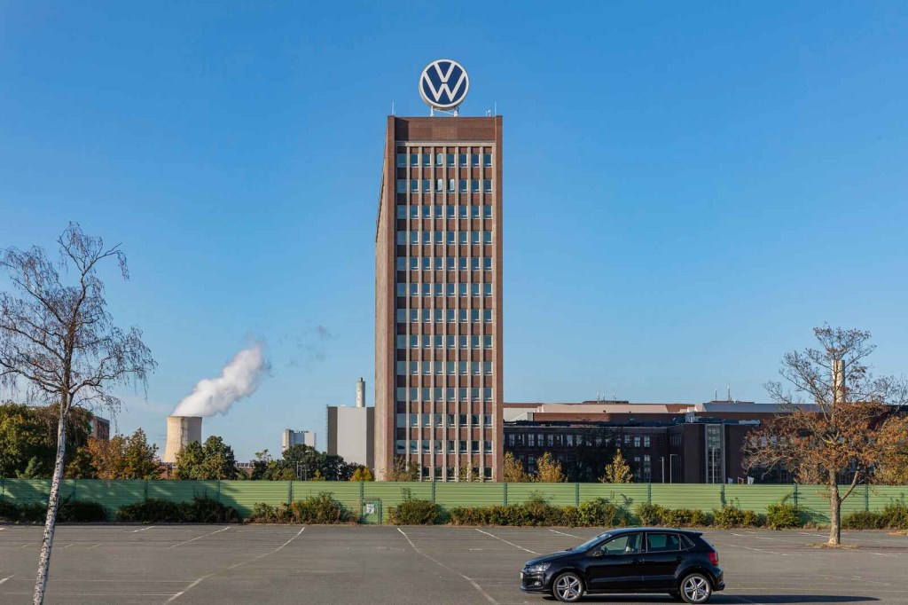 Volkswagen's brick high rise shown in Germany