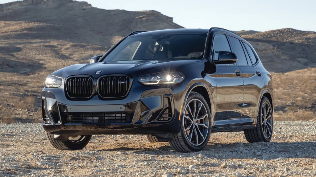 The 2023 BMW X3 parked in sand