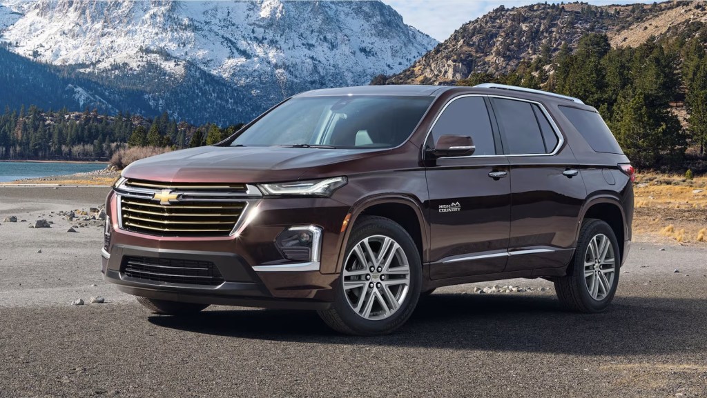 The 2023 Chevy Traverse off-roading