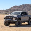 The 2024 Chevy Colorado ZR2 Bison off-roading in sand