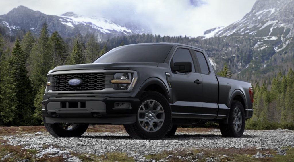 2024 Ford F-150 Agate with Black Metallic paint