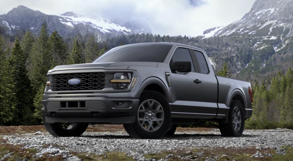 2024 Ford F-150 with Carbonized Grey Metallic paint
