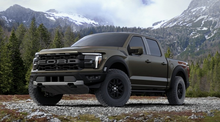 2024 Ford F-150 with Shelter Green paint