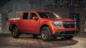 The 2024 Ford Maverick on display