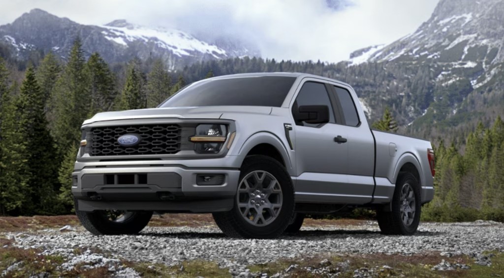 2024 Ford F-150 with Iconic Silver Metallic paint
