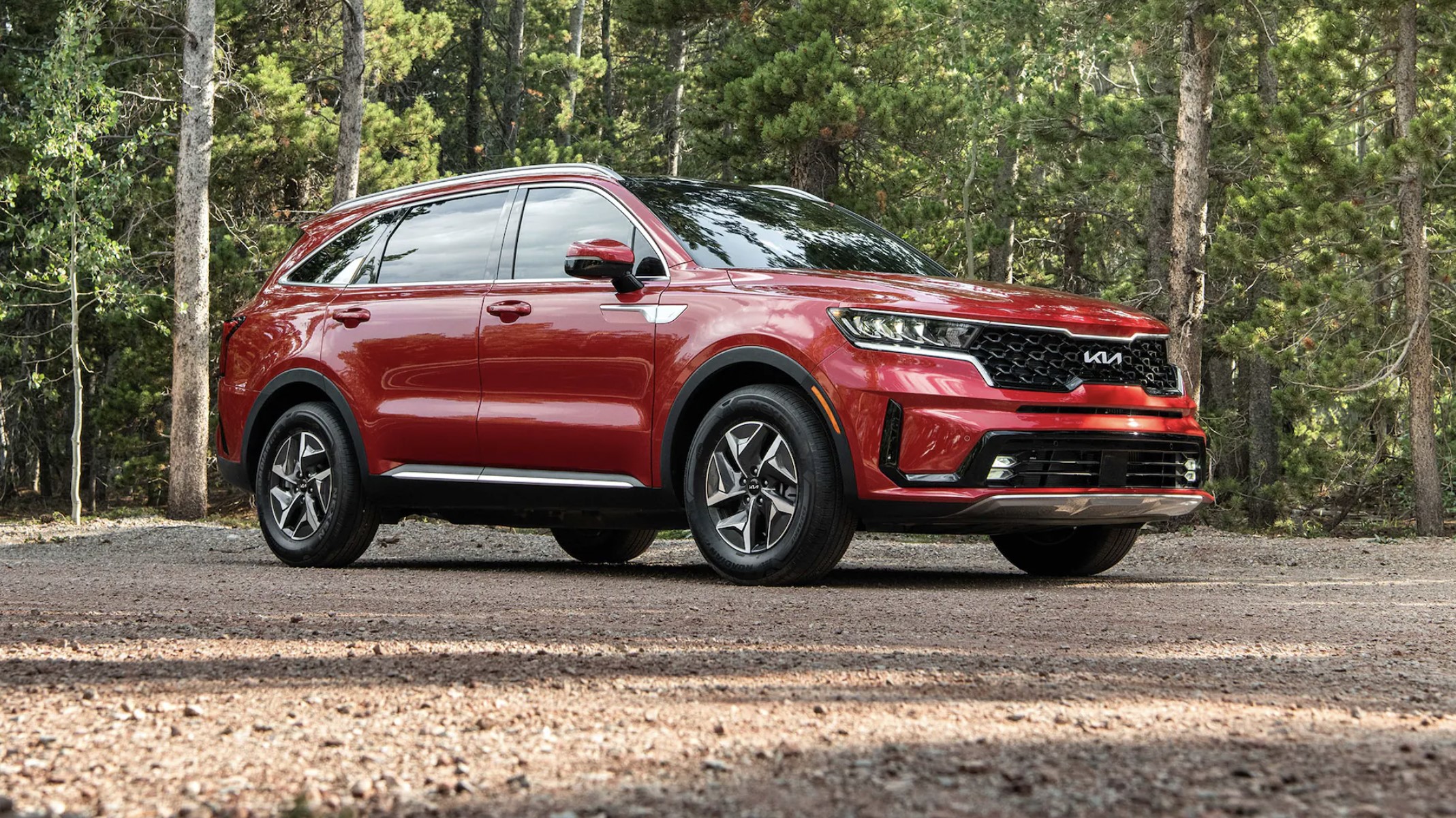 The 2024 Kia Sorento Hybrid off-roading
