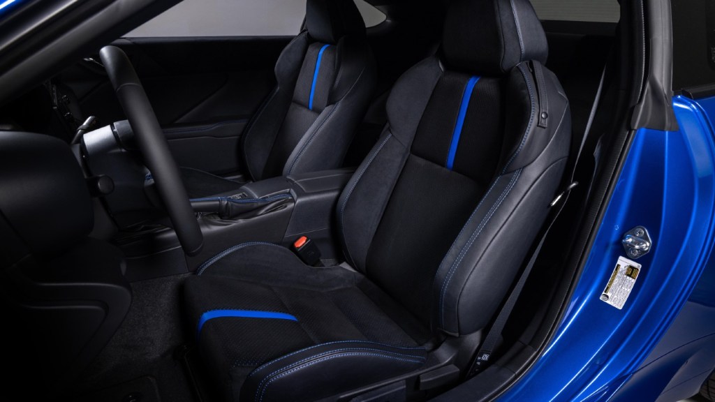 Front Seats inside the 2024 Subaru BRZ tS