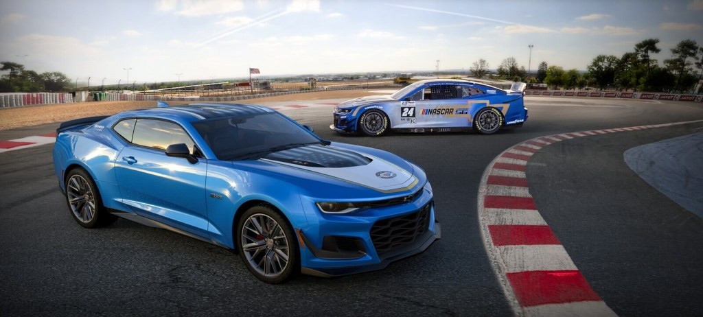 A special edition 2024 Chevrolet Camaro ZL1 shows off its American muscle car look with a special edition.